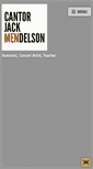 Mobile Screenshot of cantorjackmendelson.com